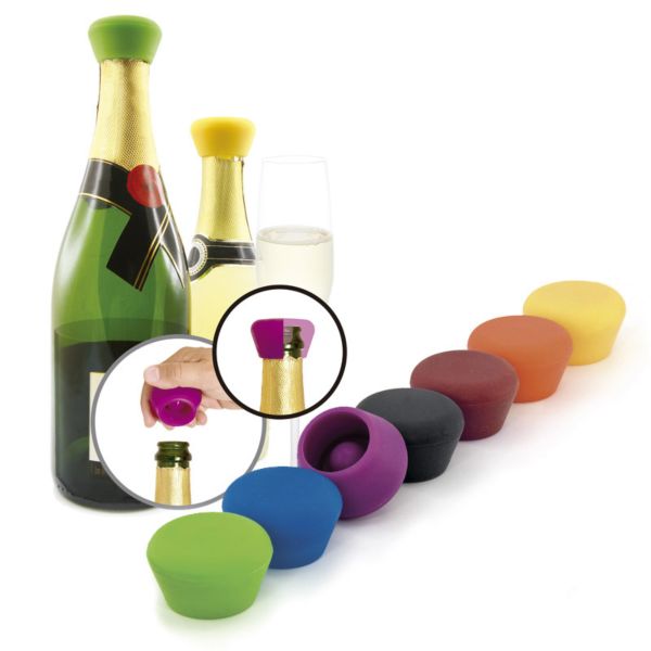 Silicone Champagne Stoppers (2pcs.)