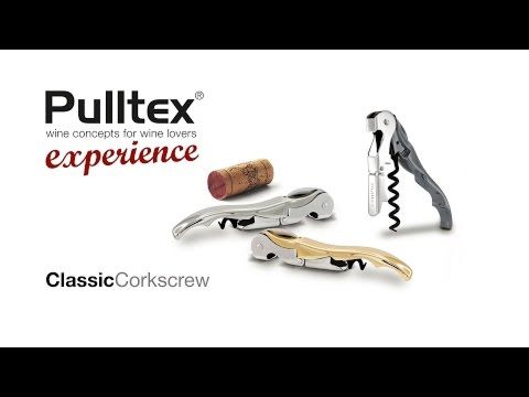 Sacacorchos Pulltex Pulltap´s Classic Gold descorchador herramienta para camareros en rojo 